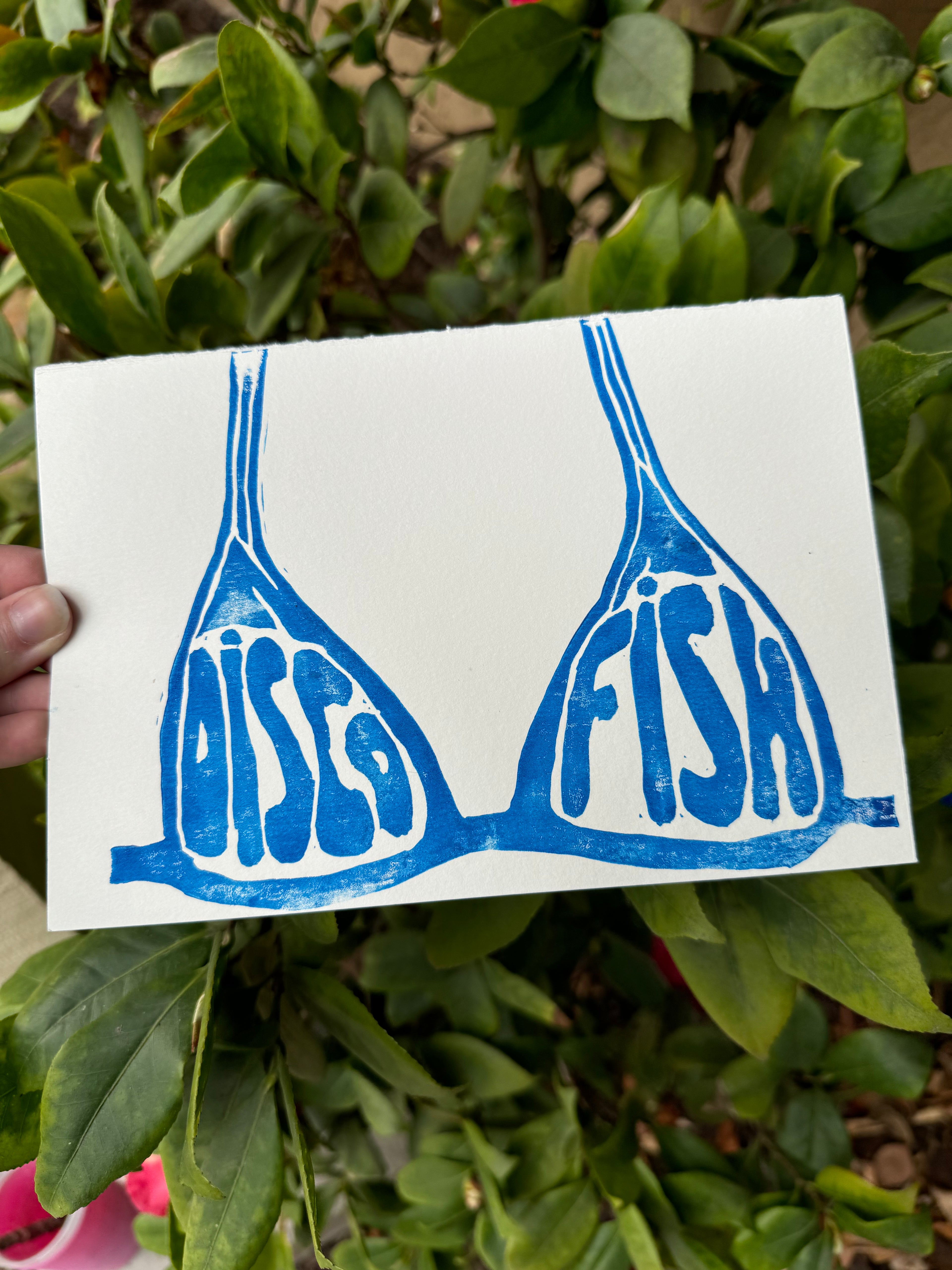 Linocut Print